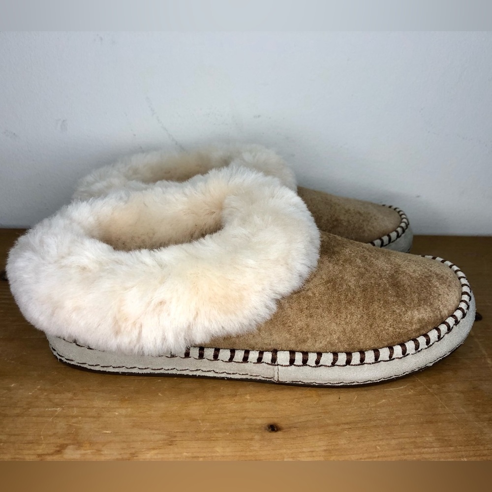 S⭕️LD‼️New Ugg Women’s Wrin Slippers Chestnut Size 6 - Picture 3 of 10